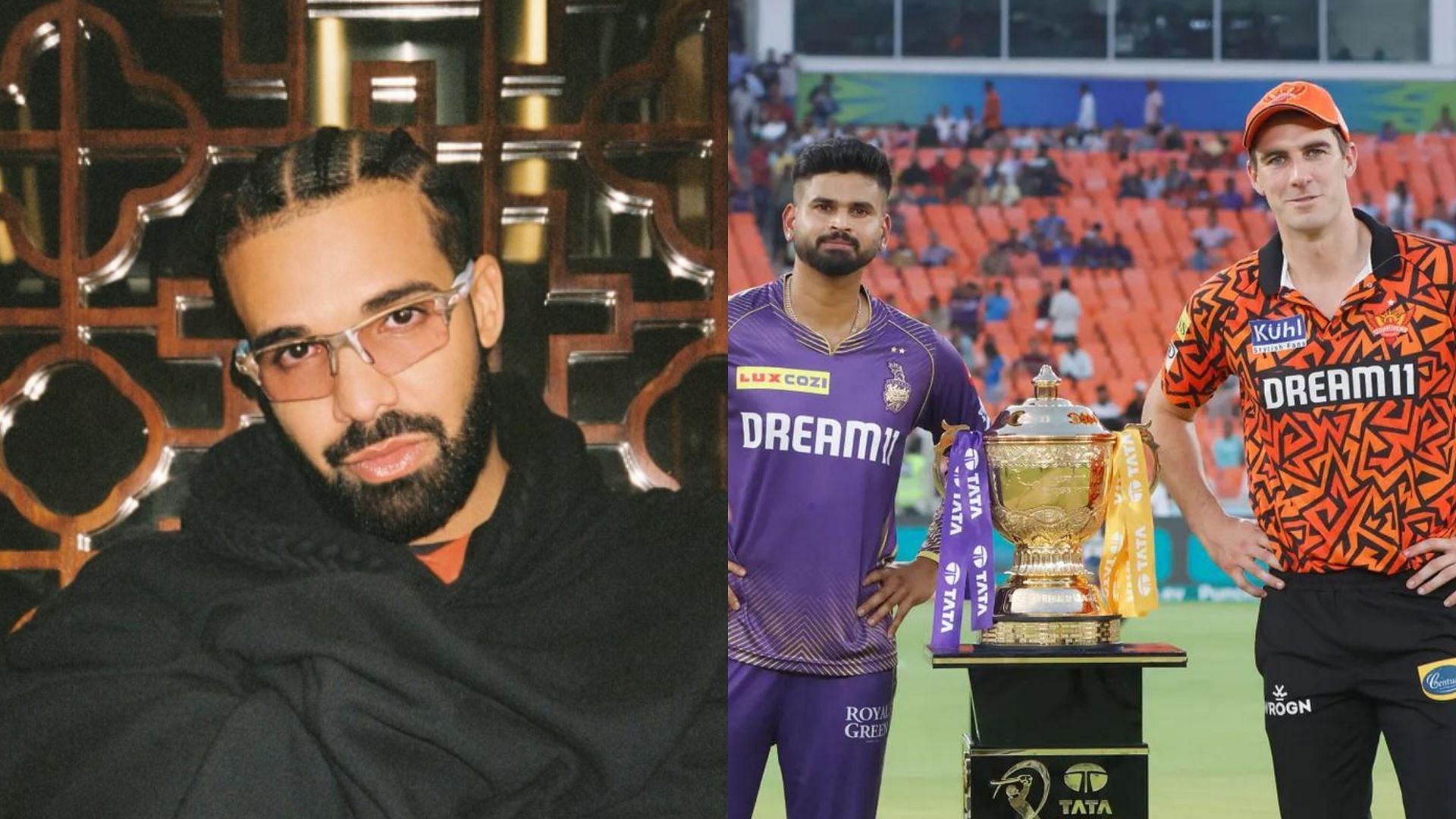 [In Pictures] Rapper Drake discloses his pick for first-ever cricket bet ahead of KKR vs SRH IPL 2024 final