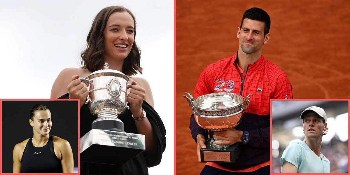 Jannik Sinner, Aryna Sabalenka amongst favourites to challenge defending champions Novak Djokovic & Iga Swiatek for Roland Garros 2024 title | French Open 2024 preview