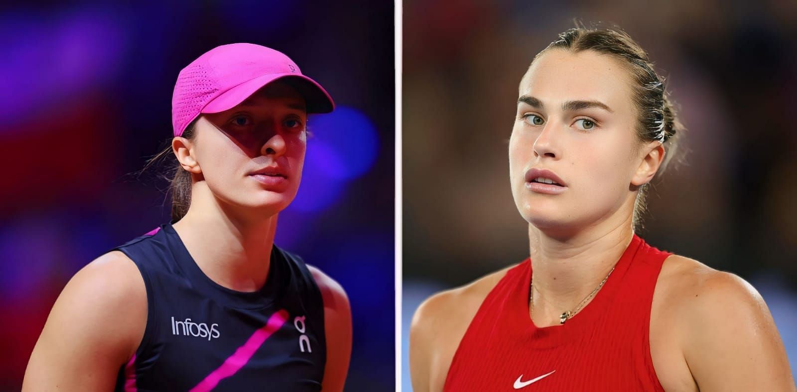WATCH: Iga Swiatek shrieks in surprise after Aryna Sabalenka almost hits on her on the body with powerful smash during Italian Open final
