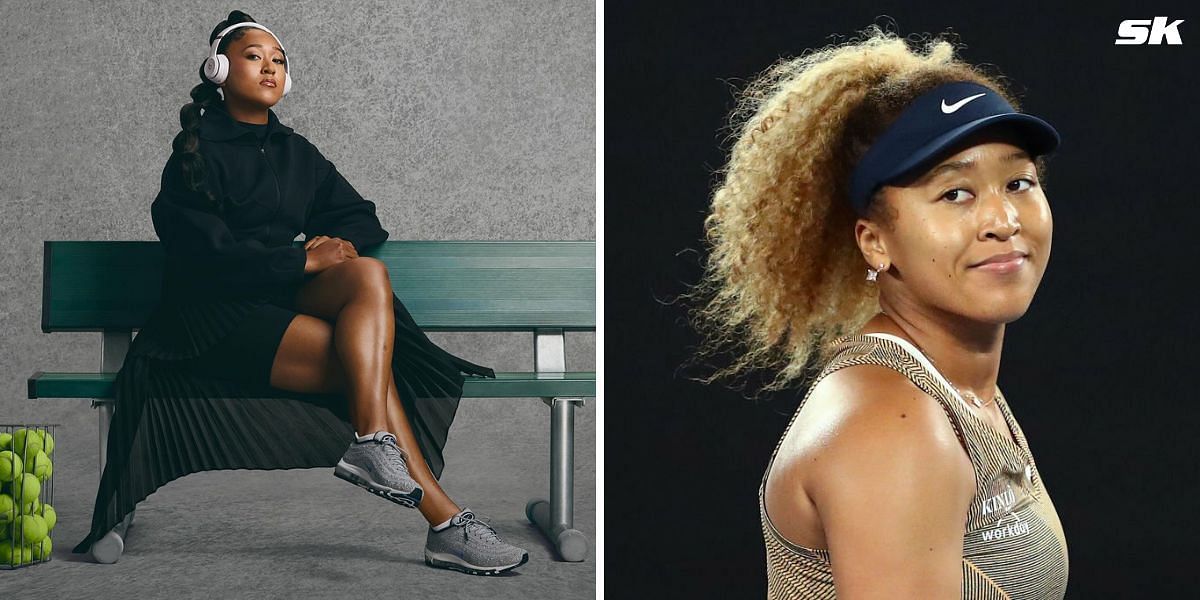 Naomi Osaka flaunts her floral and dragon sneakers from latest collection with Nike at the French Open; playfully teases team in a contest