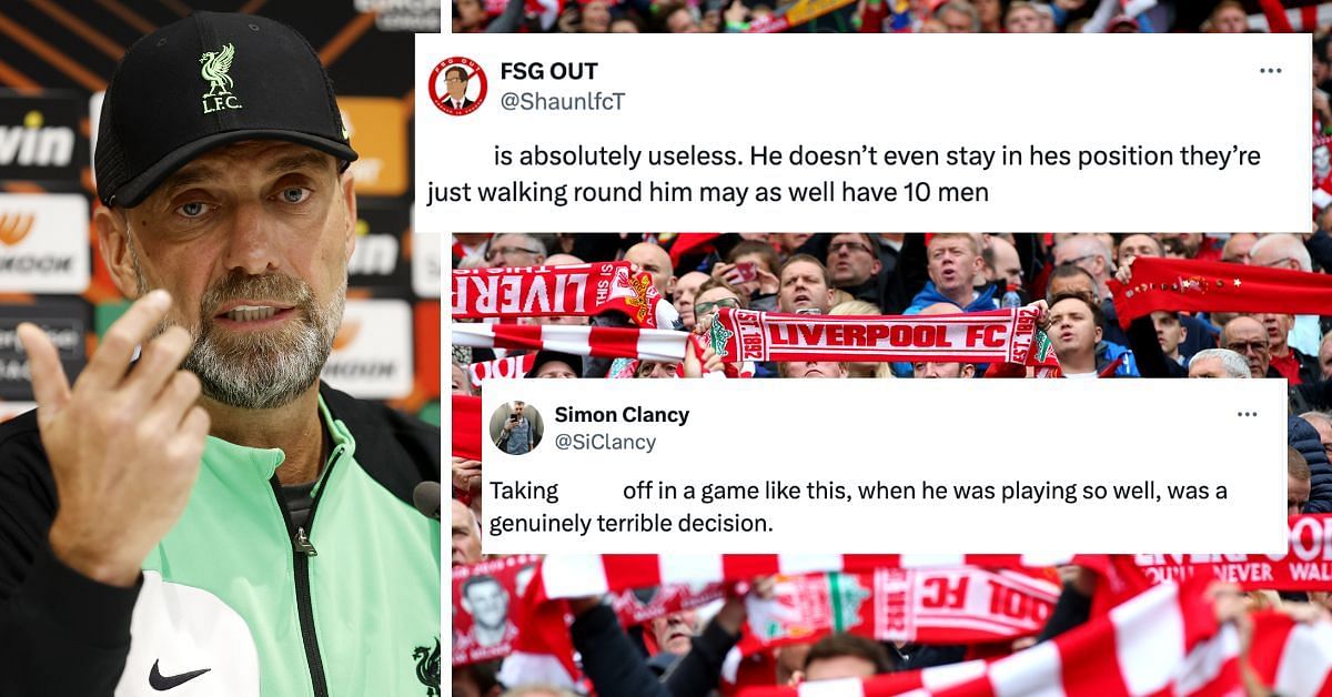 “Absolutely useless”, “Nowhere near mobile enough” - Liverpool fans blast 31-year-old star for his performance in 3-3 Aston Villa draw