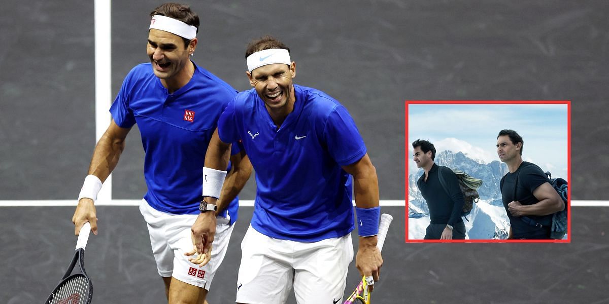 5 best moments from Rafael Nadal, Roger Federer's snow adventure with Louis Vuitton: From Nadal's freezing ears to joking about Swiss being 