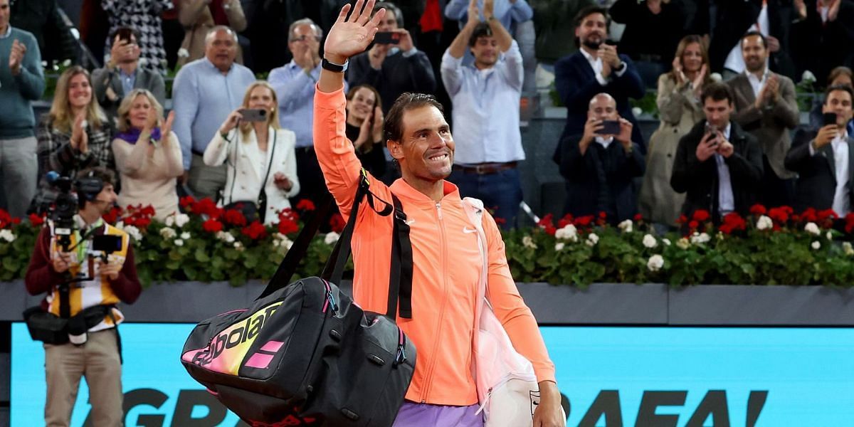 WATCH: Rafael Nadal exits Madrid Open to thunderous applause from home crowd after deafening chants of his name during final on-court interview