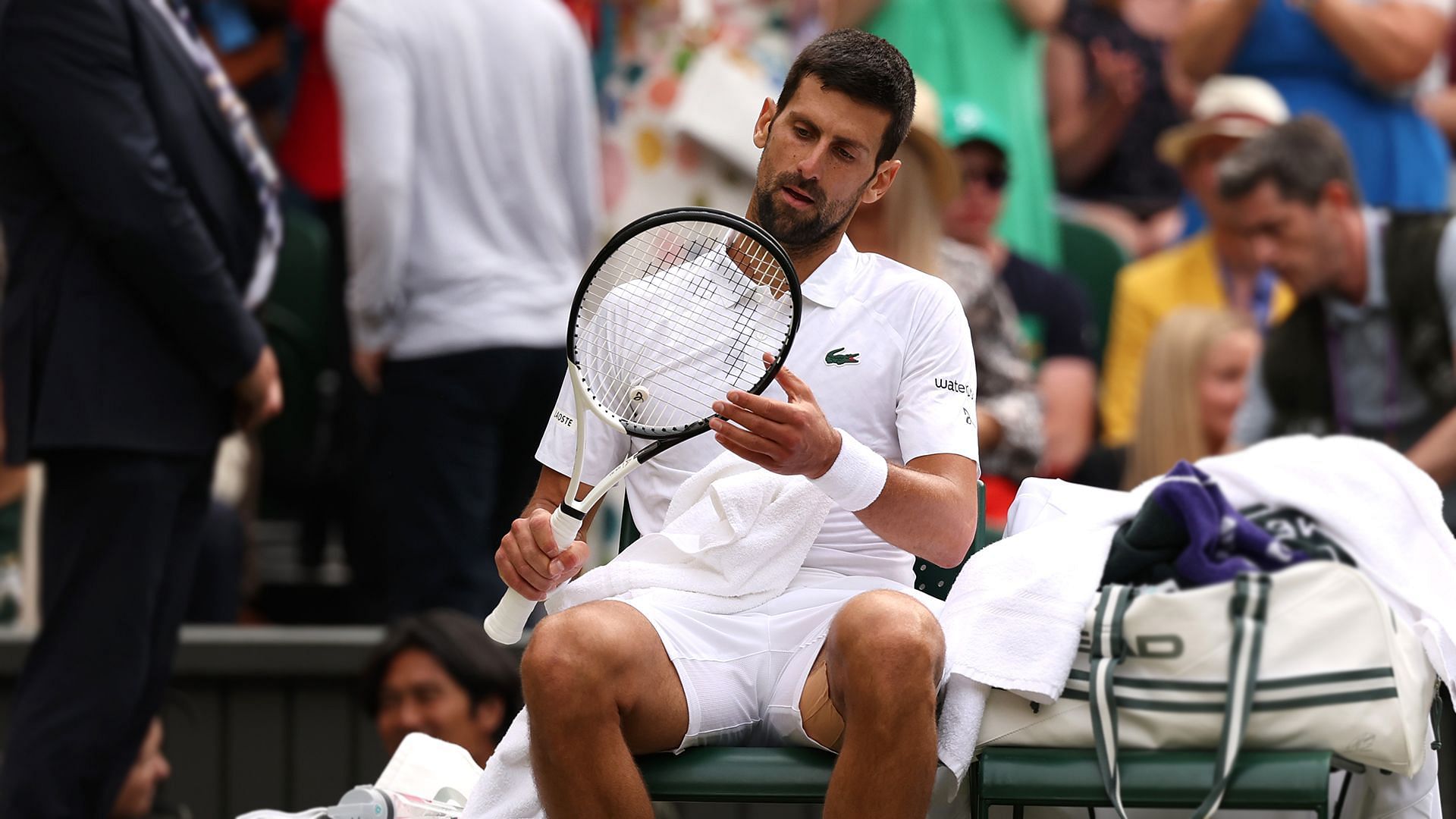 WATCH: Novak Djokovic arrives at Wimbledon barely 3 weeks after knee surgery; takes the practice court despite uncertainty over participation