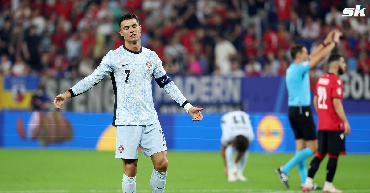 WATCH: Cristiano Ronaldo's frustrated reaction after early substitution in Euro 2024 loss to Georgia goes viral