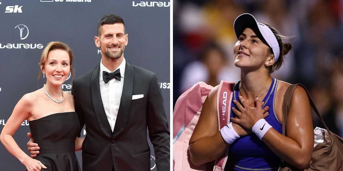 Tennis News Today: Novak Djokovic wishes wife Jelena on her birthday in adorable fashion; Bianca Andresscu breaks down in tears while addressing her parents following Libema Open defeat