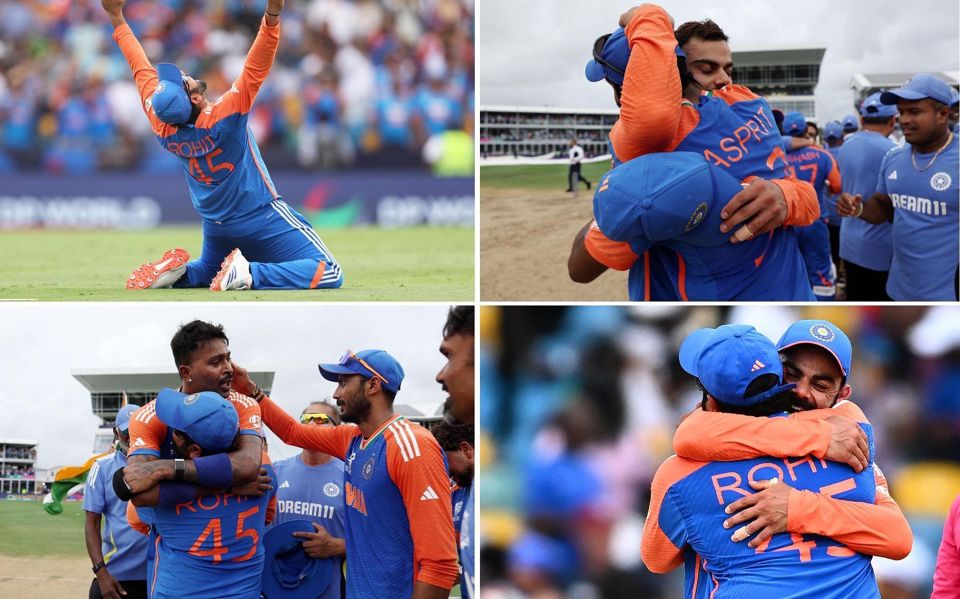 In Pictures: Tears of joy and jubilation as Team India end ICC jinx to lift 2024 T20 World Cup trophy