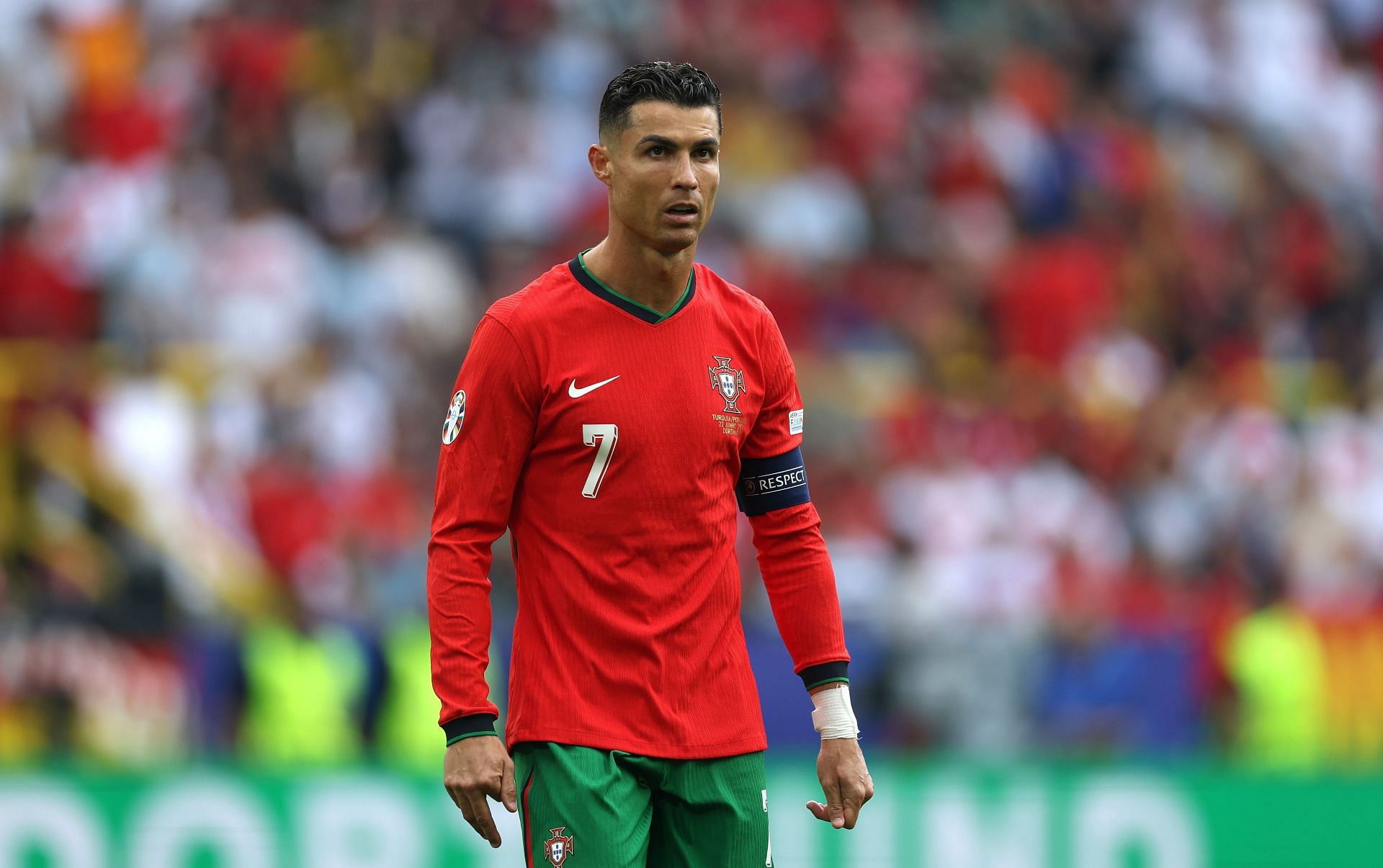 Is Cristiano Ronaldo playing for Portugal against Georgia at Euro 2024 tonight?