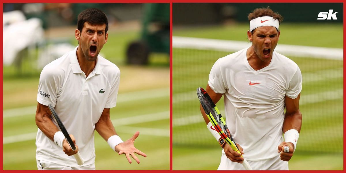 3 times Rafael Nadal and Novak Djokovic met at Wimbledon ft. epic 5-set marathon in 2018 