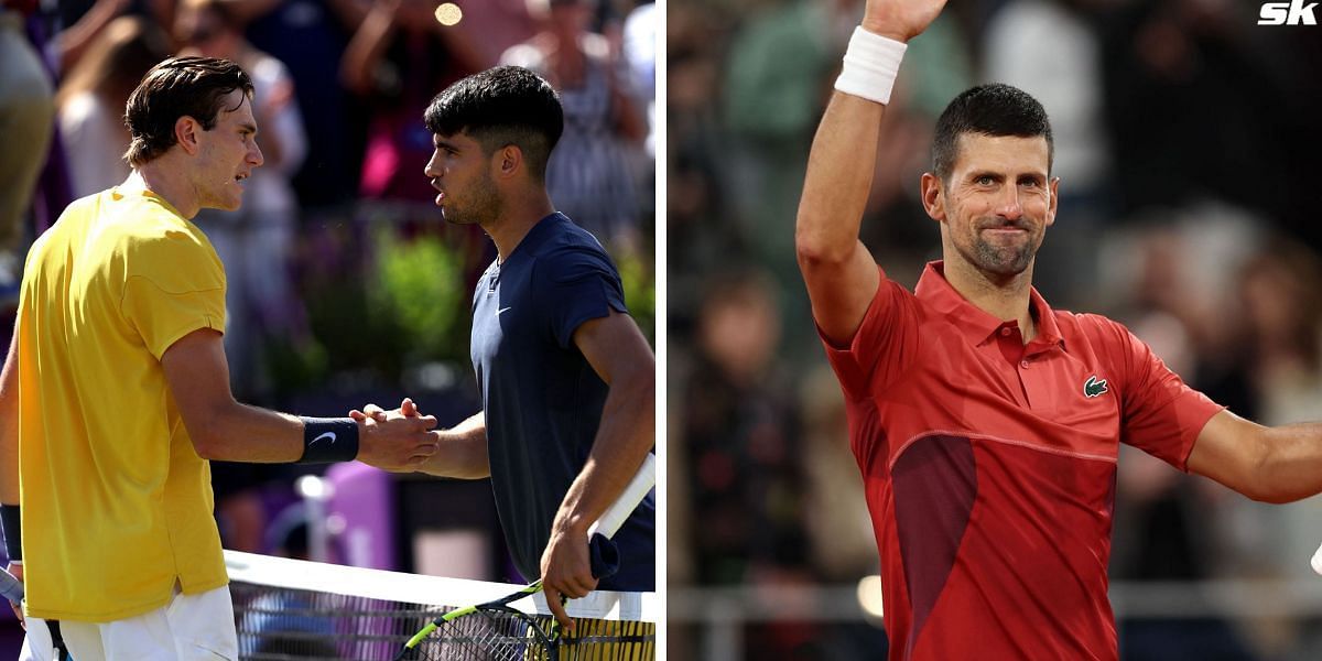 Novak Djokovic back to World No. 2 ranking after Jack Draper stuns Carlos Alcaraz in Queen's Club; Serb confirmed to be No. 2 seed at Wimbledon