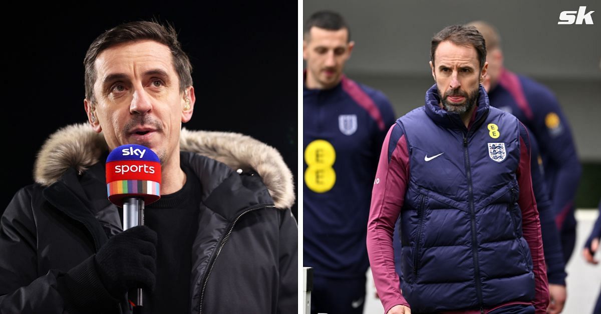 “It’s not as sexy, is it” - Gary Neville feels England boss Gareth Southgate won’t start 24-year-old in Euro 2024 opening game fearing backlash