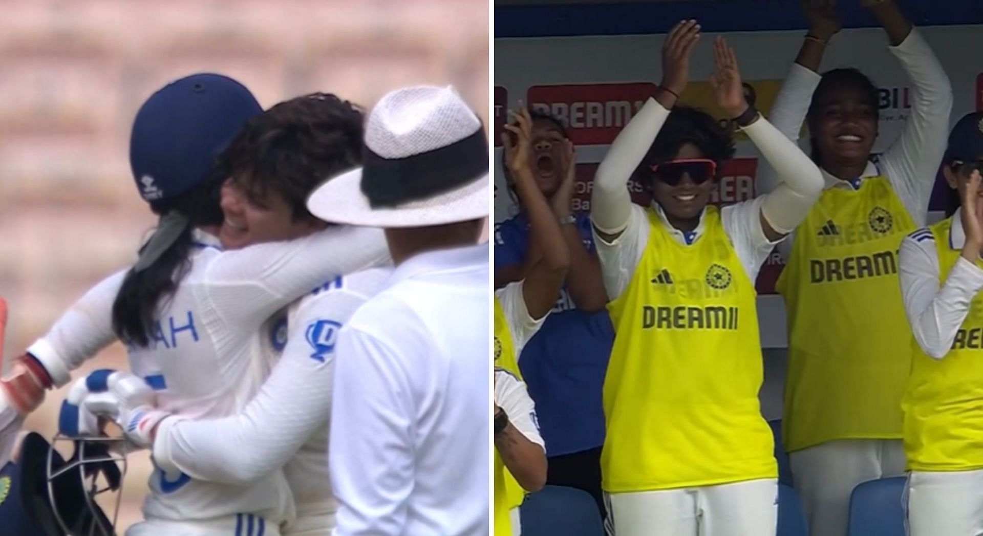 [Watch] 6,6 & 1 - Shafali Verma receives a rousing reception after registering fastest Women's double century during IND-W vs SA-W one-off Test