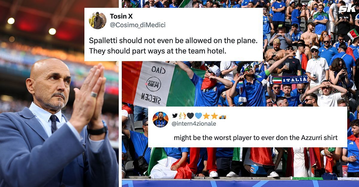 “Part ways at the team hotel”, It’s ridiculous” - Fans want Luciano Spalletti sacked for trusting ‘worst player ever’ in Italy's Euro 2024 exit