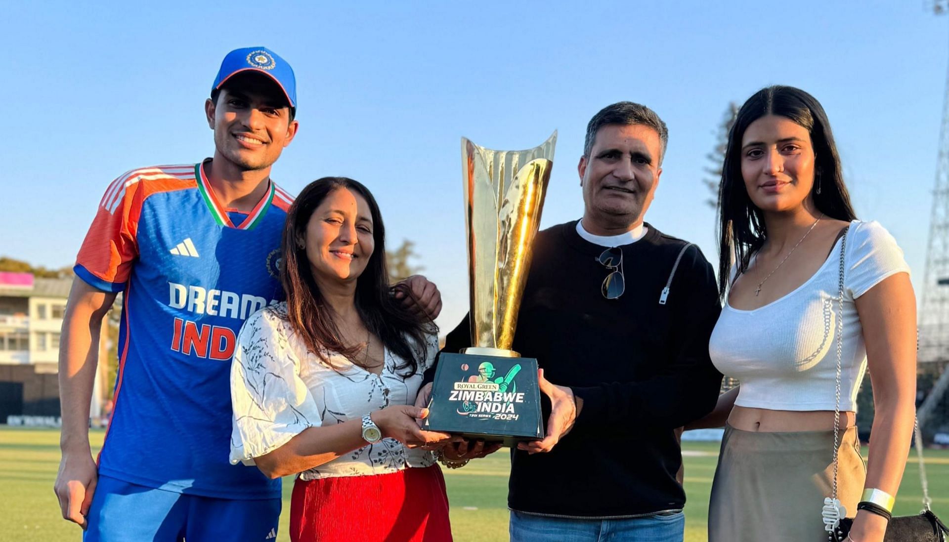 [Watch] Shubman Gill celebrates with his family after his first series win as captain vs Zimbabwe