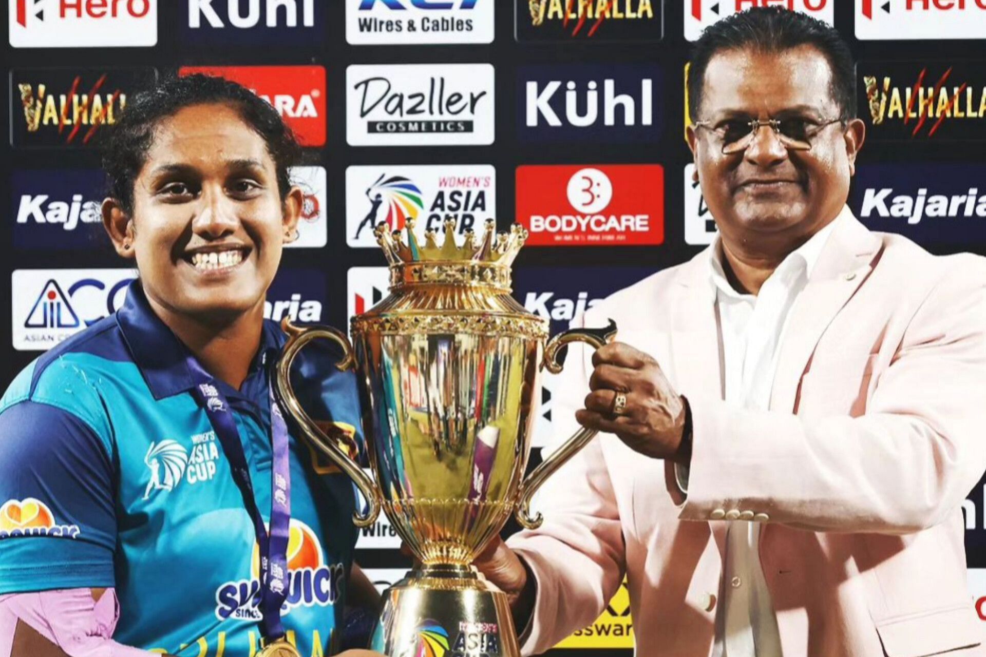 “We have to inspire girls in the future” - Chamari Athapaththu reacts as Sri Lanka wins their maiden Asia Cup title 