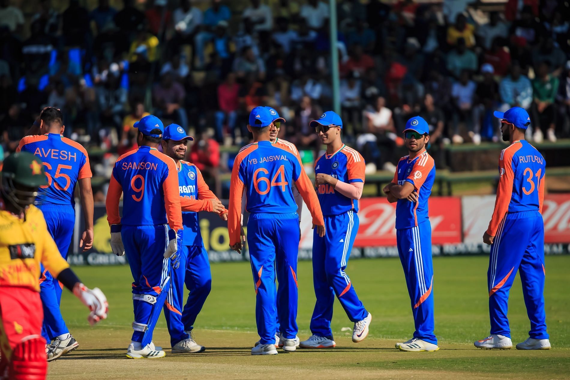 When is Team India's next match in the T20I series against Zimbabwe?