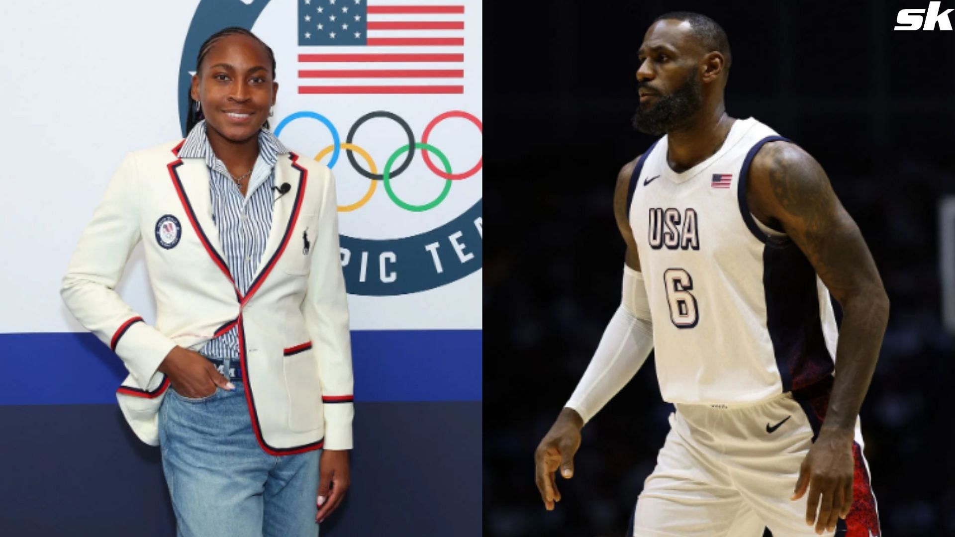 WATCH: Coco Gauff's stunned reaction after finding out for the first time that she will accompany LeBron James as Olympics flag-bearer at Paris 2024