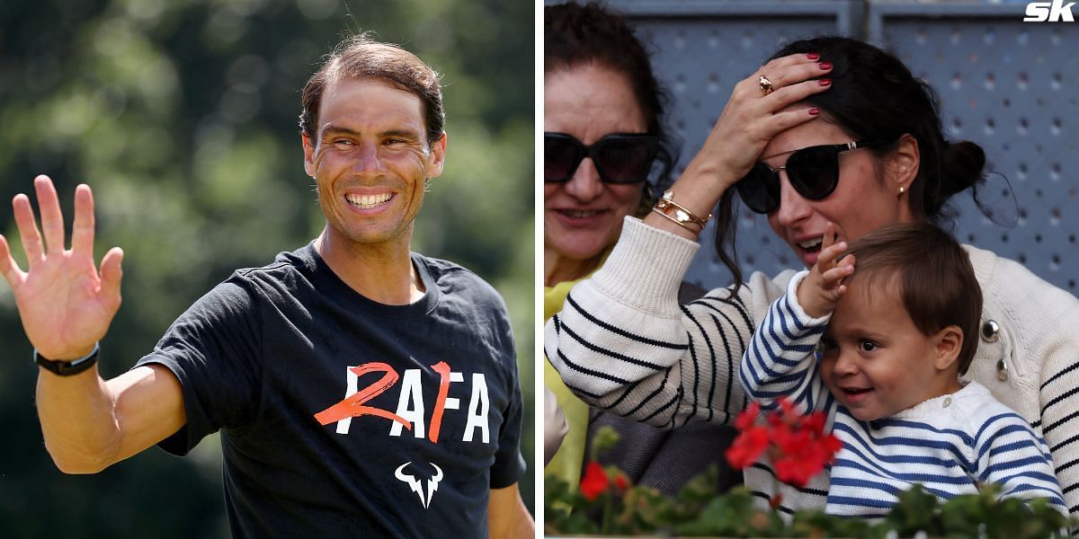 In Pictures: Rafael Nadal, wife Maria Francisca Perello & baby son arrive in Bastad for Nordea Open ahead of Spaniard's comeback