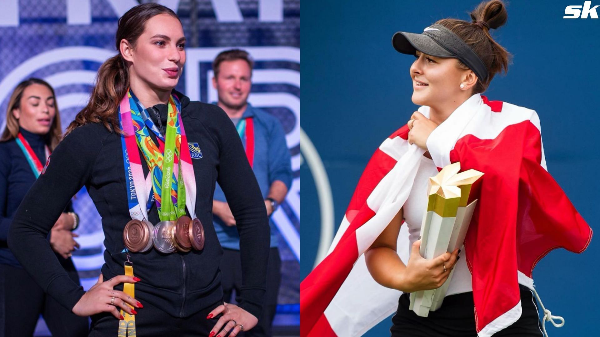 'Queen' Bianca Andreescu in high spirits after reuniting with Canada's most-decorated Olympian Penny Oleksiak at Paris Olympics 2024