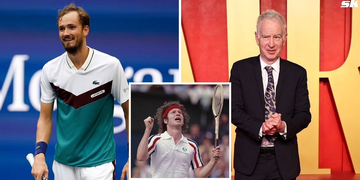 WATCH: Daniil Medvedev hilariously dresses up as John McEnroe to channel American's tennis prowess