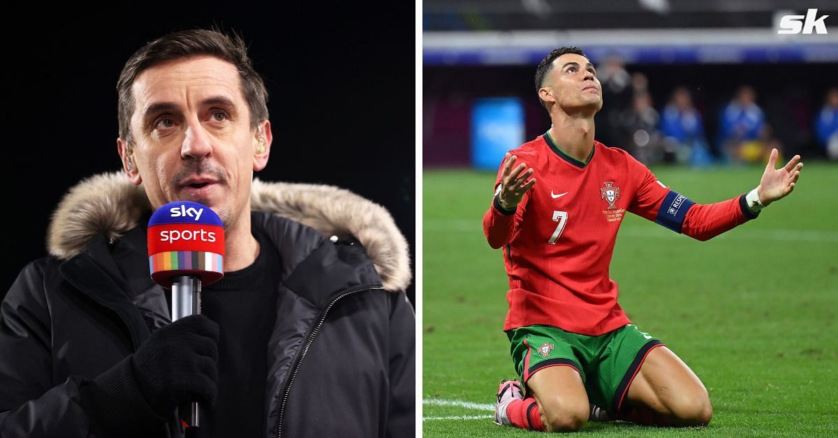“I don’t think he’s got it in him” - Gary Neville makes bold claim on 'overbearing' Cristiano Ronaldo after Portugal's Euro 2024 exit