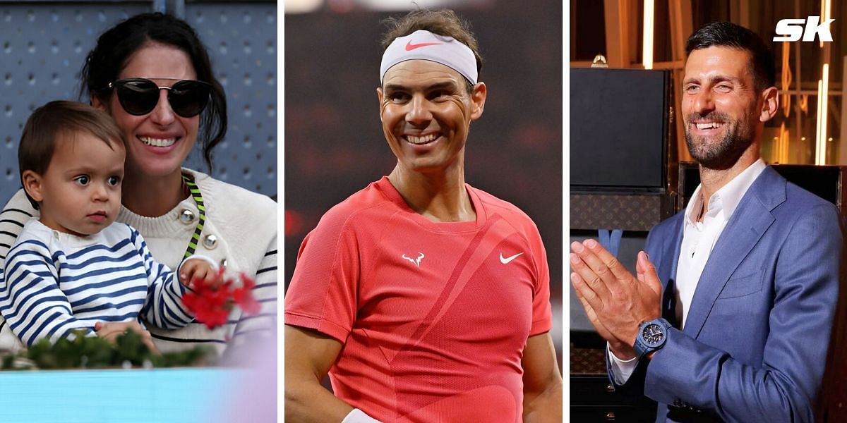 Tennis News Today: Rafael Nadal's wife swoons as the Spaniard and baby son express excitement during Paris Olympics opening ceremony; Novak Djokovic hilariously prays for first Olympic gold in TikTok debut