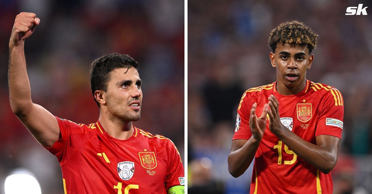 Rodri’s inspiring message to Lamine Yamal after Spain won Euro 2024 final comes to light