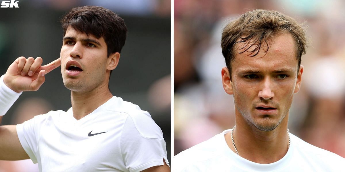 Carlos Alcaraz dismantles Daniil Medvedev to reach 2nd Wimbledon final in a row, now one win away from completing elusive Channel Slam