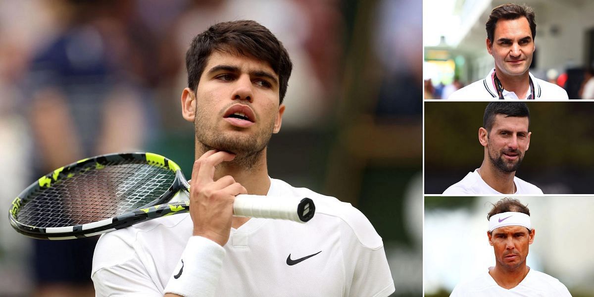 Carlos Alcaraz reveals his 'GOAT' pick between Novak Djokovic, Rafael Nadal & Roger Federer