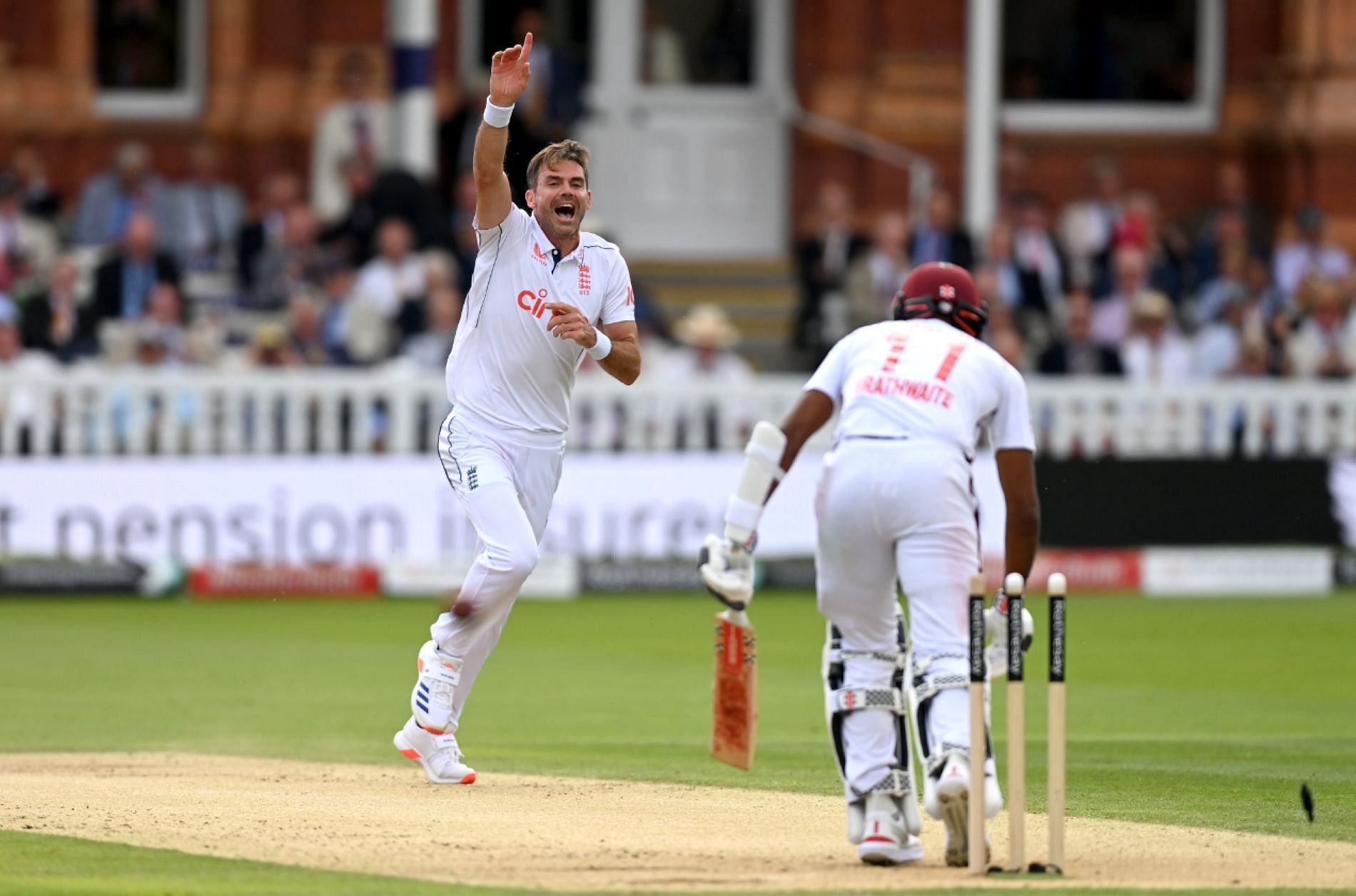 [Watch] James Anderson castles West Indian skipper Kraigg Brathwaite in his final innings with the ball