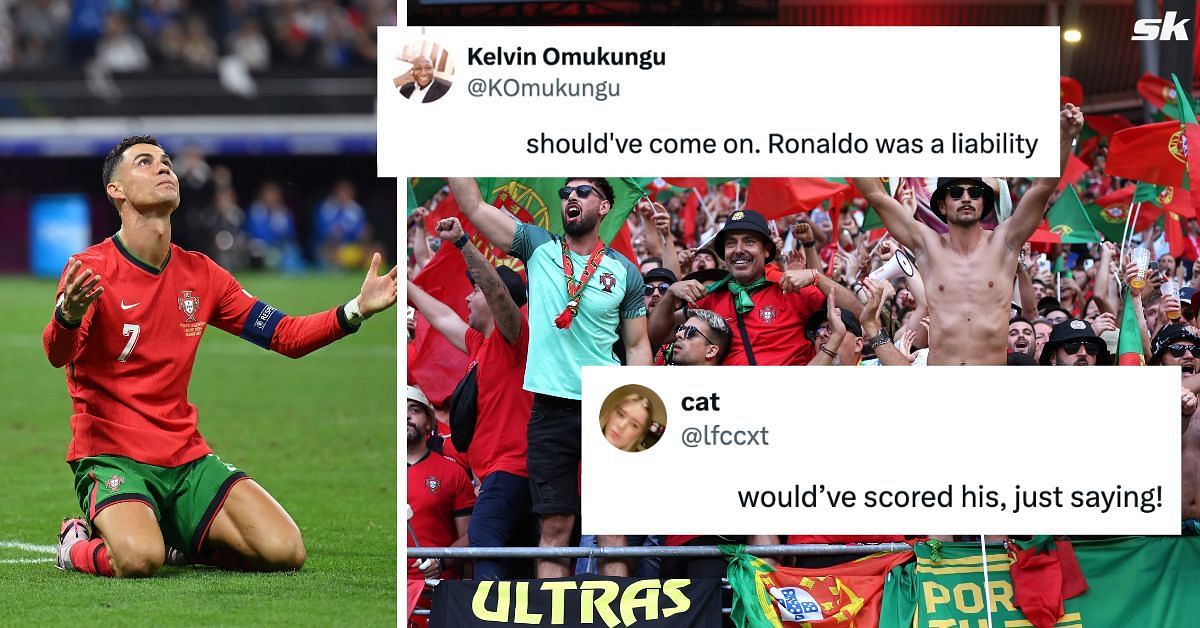 “Would’ve scored”, “Portugal’s biggest mistake” - Fans name player who should have replaced Cristiano Ronaldo in Euro 2024 loss to France