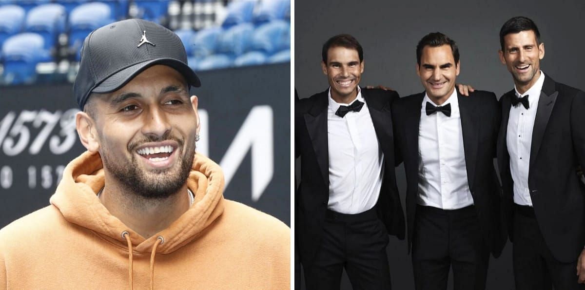Nick Kyrgios puts himself in the pantheon of modern greats like prime Federer, Nadal, Djokovic in the 'most successful' era of tennis
