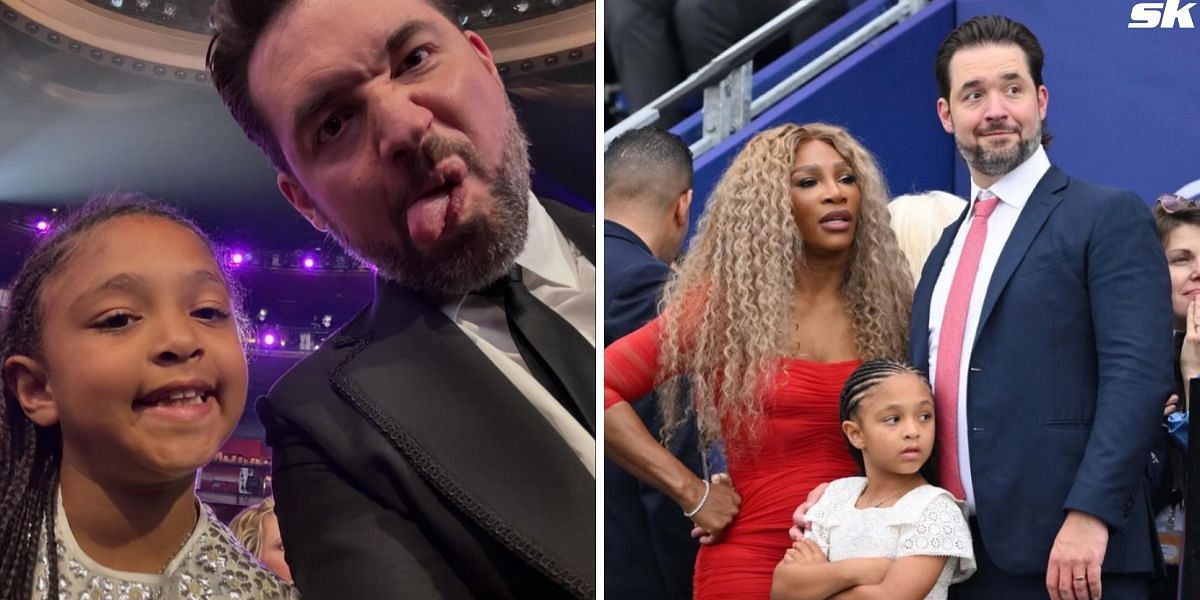 Serena Williams' husband Alexis Ohanian dubs himself daughter Olympia's 'personal umbrella holder' at Paris Olympics to keep commentary joke going