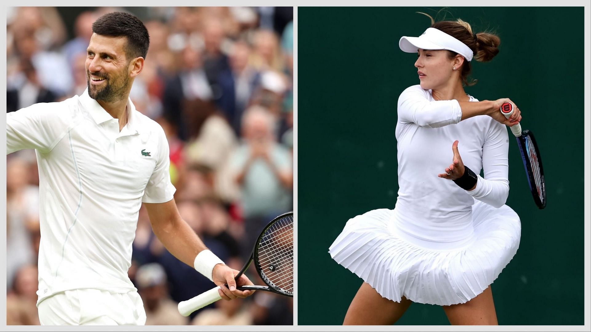 Most interesting players' looks from Day 2 at Wimbledon 2024 ft. Novak Djokovic, Anna Kalinskaya