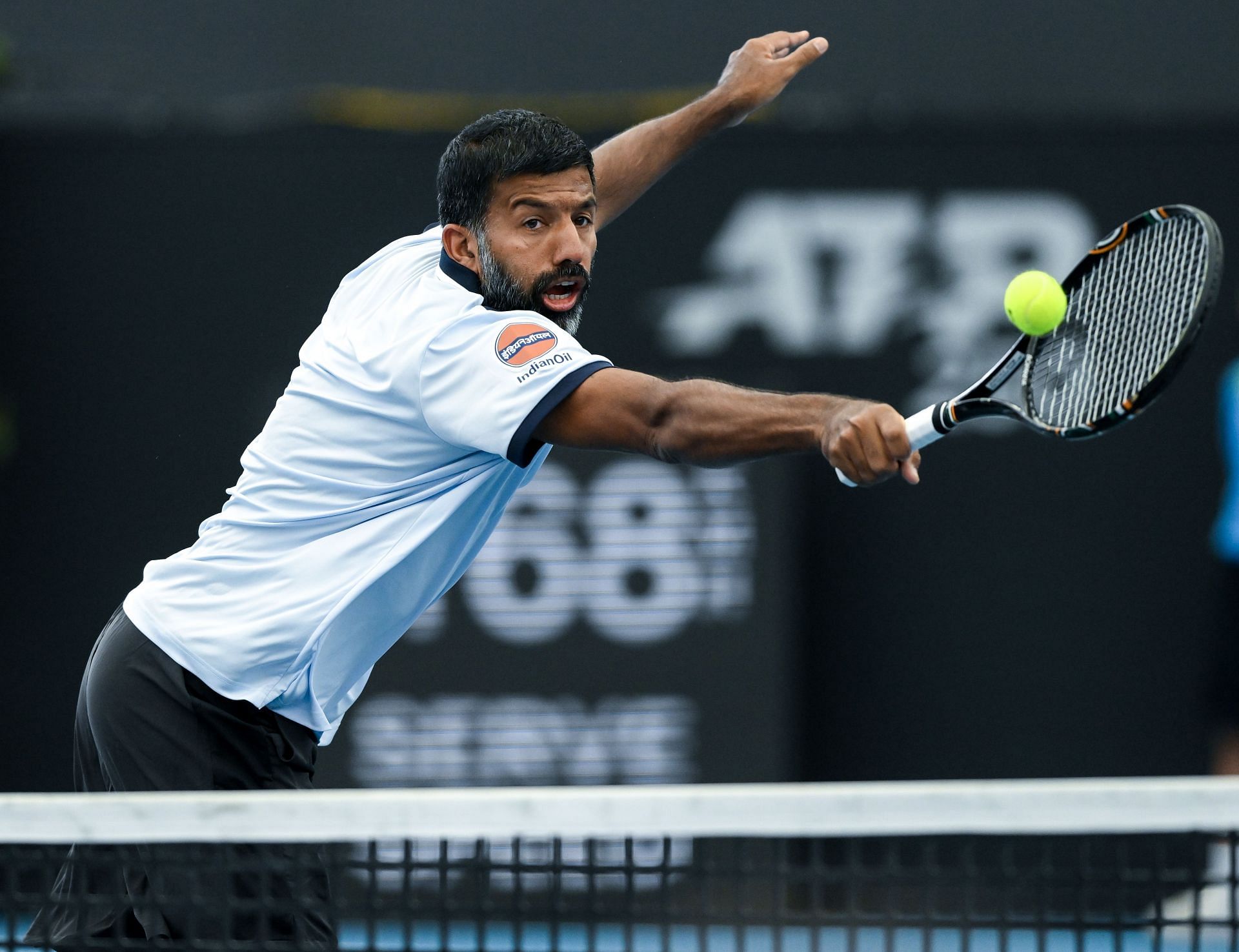 Who is Rohan Bopanna's partner in men's doubles at the Paris Olympics 2024?
