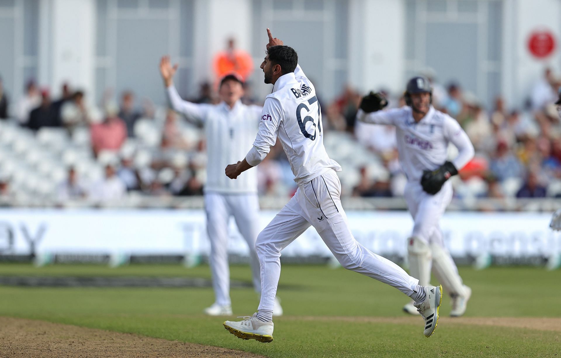 [Watch] Shoaib Bashir strikes twice in two overs to put West Indies on backfoot in 2nd Test