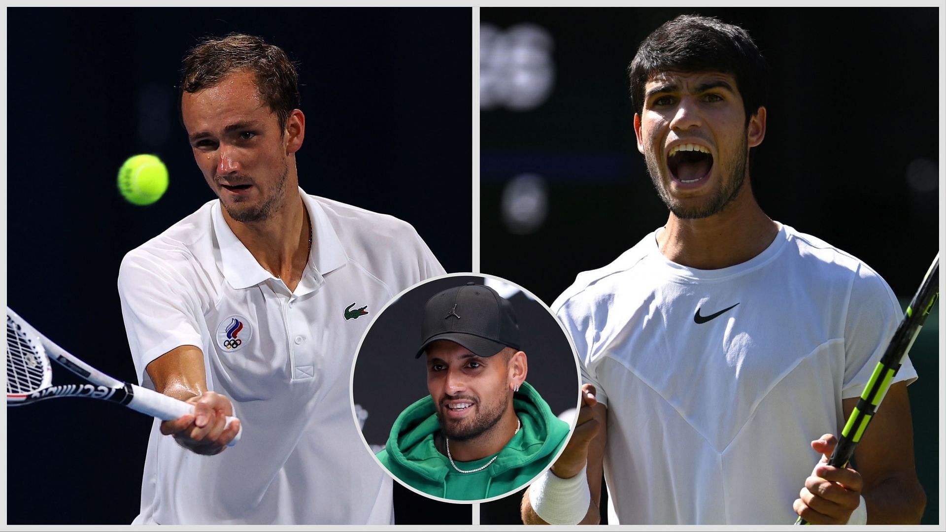 Nick Kyrgios reveals his pick between Carlos Alcaraz & Daniil Medvedev in Wimbledon 2024 blockbuster SF