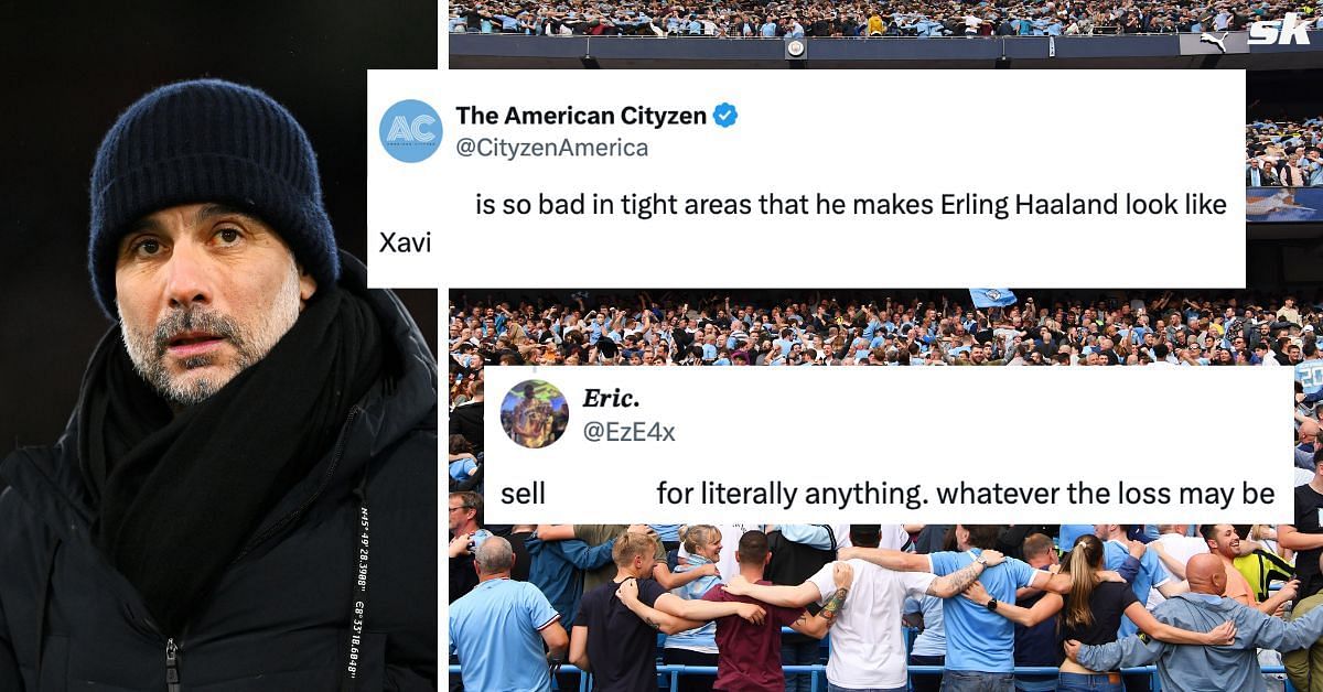 “Makes Erling Haaland look like Xavi” - Fans want Manchester City to get rid of 28-year-old for his poor display against Celtic