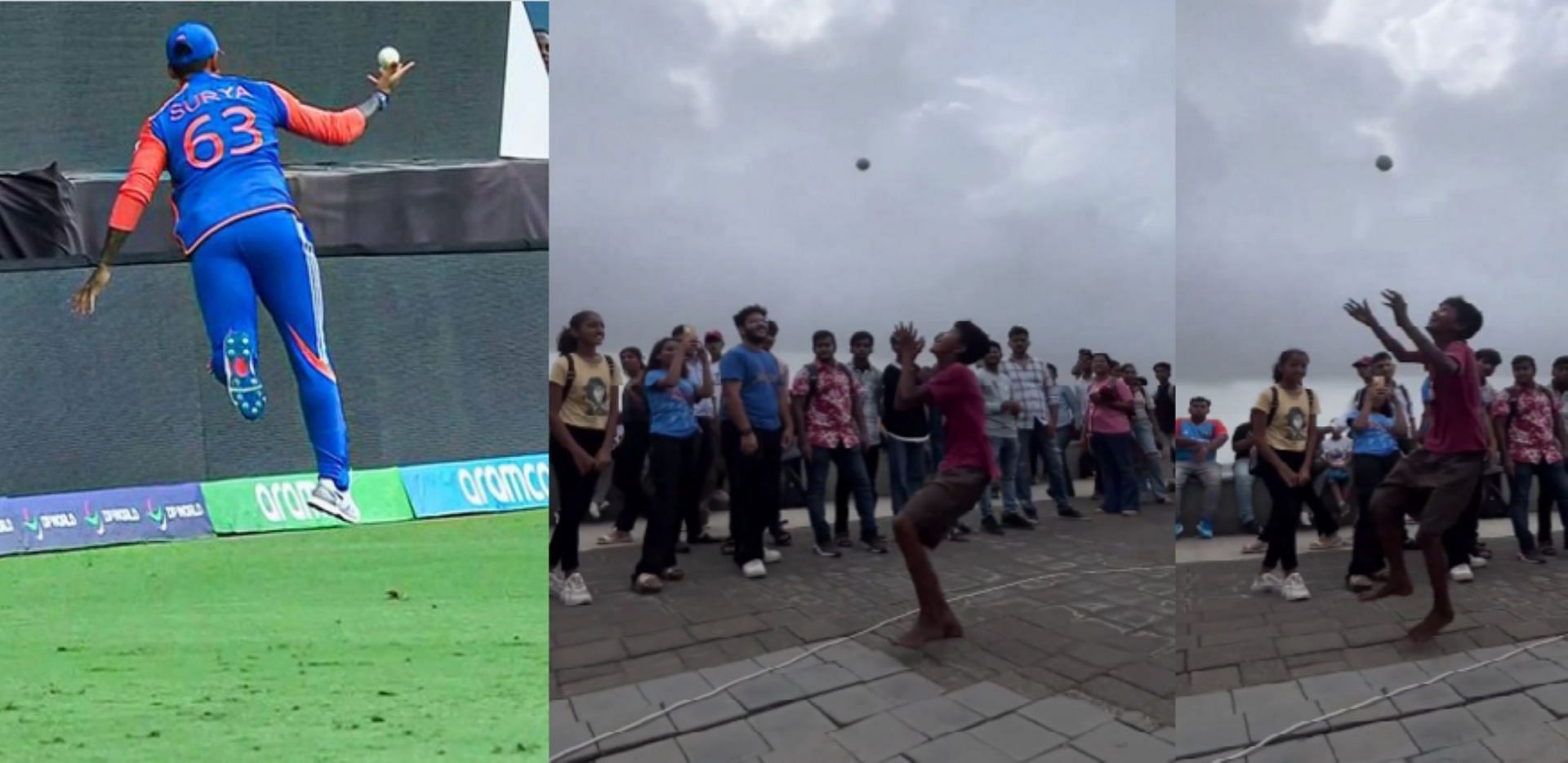 [Watch] Fans attempt to recreate Suryakumar Yadav's iconic 2024 T20 World Cup final catch