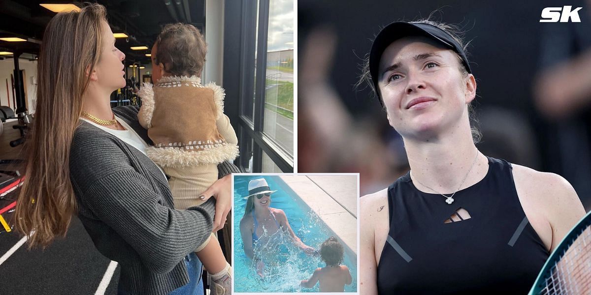 In Pictures: Elina Svitolina all smiles as she enjoys pool time with daughter Skai ahead of Paris Olympics 2024