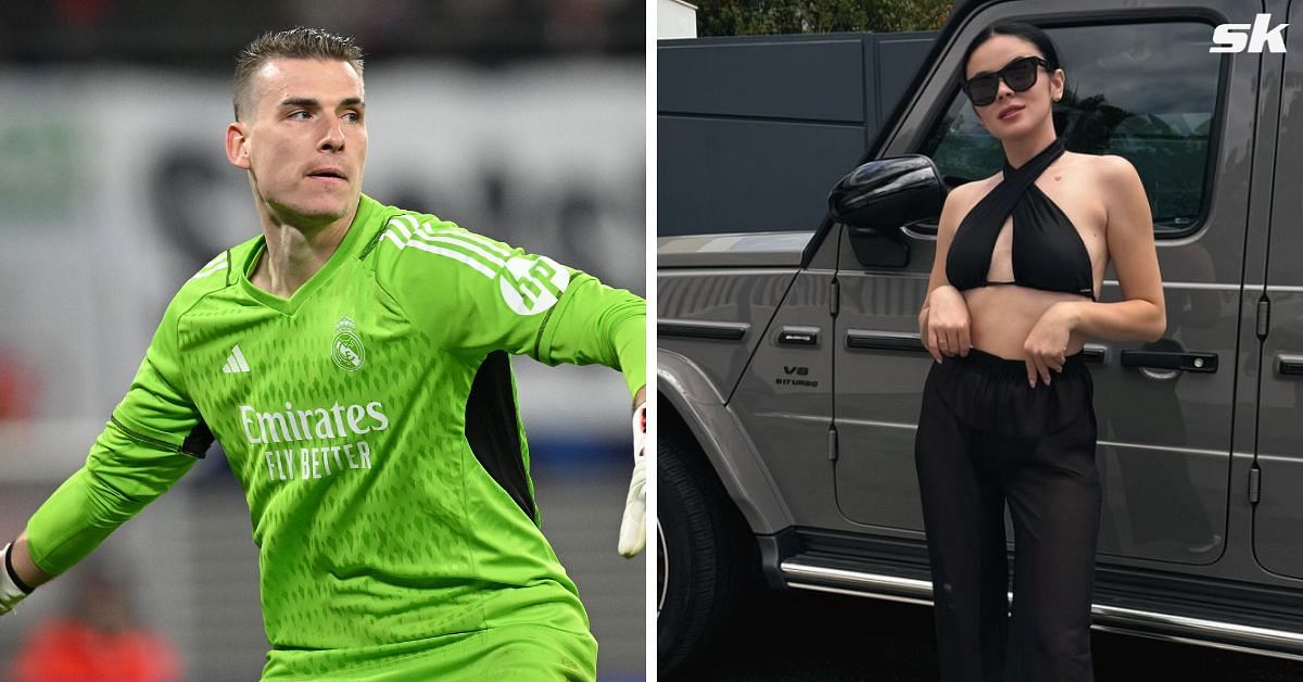 Andriy Lunin’s wife responds after being asked how she feels about transfer rumors linking him with Real Madrid exit