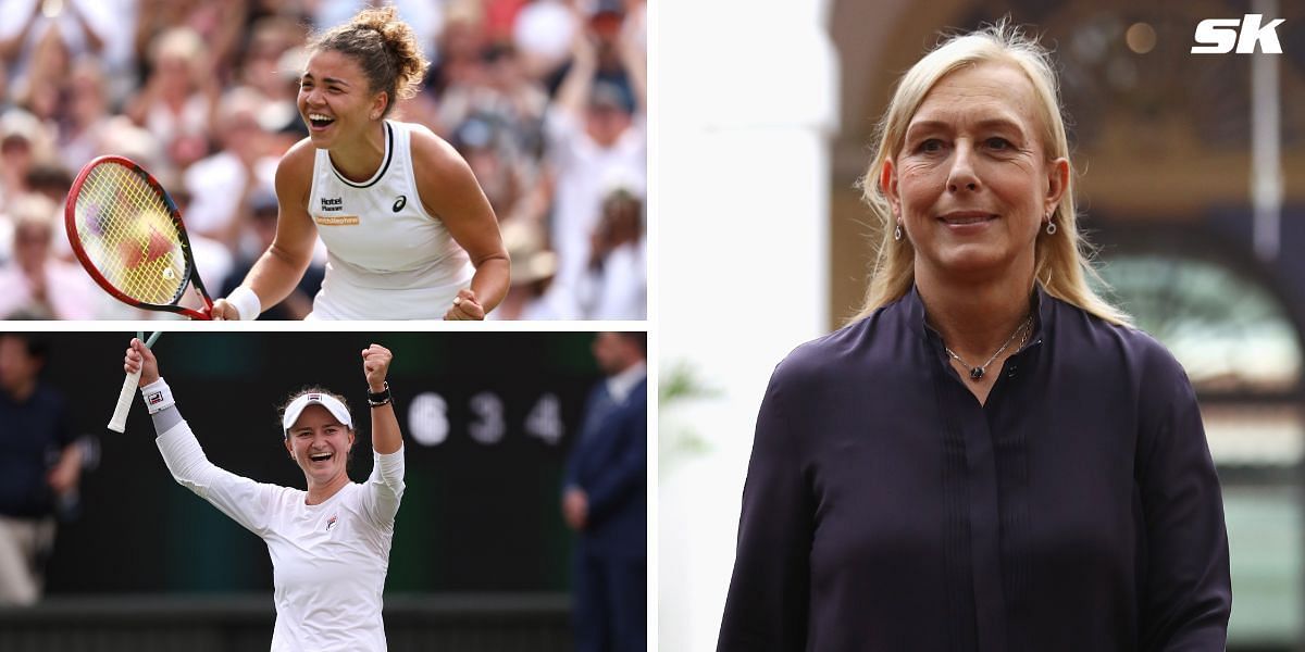 “Nobody would have guessed this” – Martina Navratilova lauds Barbora Krejcikova & Jasmine Paolini as duo set up 'unreal' Wimbledon 2024 final