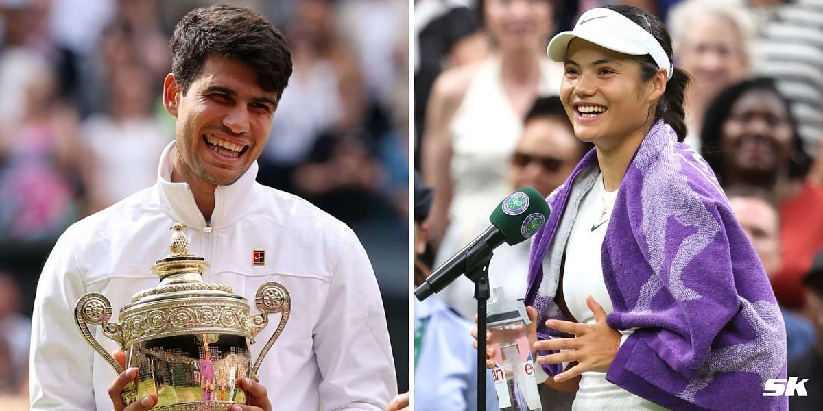 Fact-check: Did Emma Raducanu have an influence on Carlos Alcaraz's Wimbledon final performance? Why the Spaniard was asked about the Brit's presence