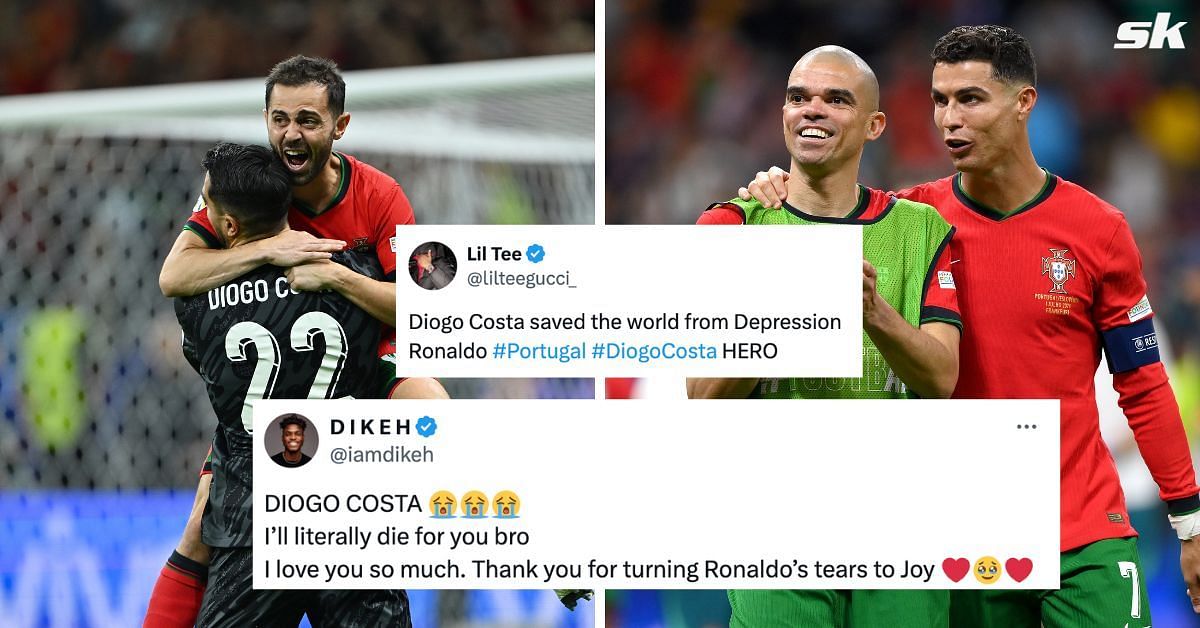 “Costa saved the world from depression”- X reacts as Portugal beat Slovenia on penalties after Cristiano Ronaldo’s missed penalty in extra-time