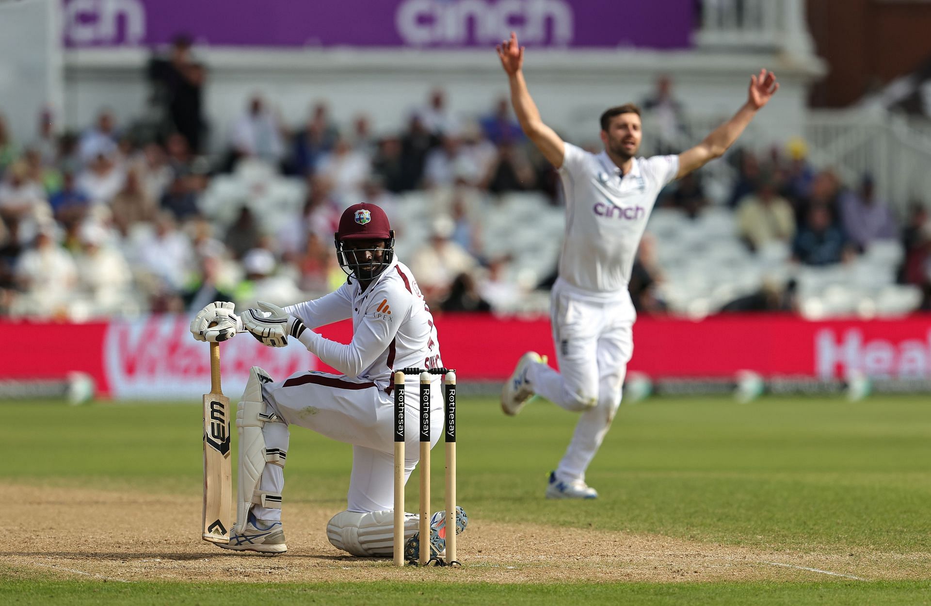 [Watch] Mark Wood removes Kevin Sinclair with an absolute brute of a bouncer on Day 4 of ENG vs WI 2nd Test