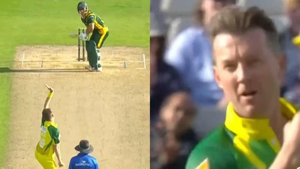 [Watch] 47-year-old Brett Lee dismisses Kamran Akmal in 1st over of Pakistan Champions innings in WCL 2024 match