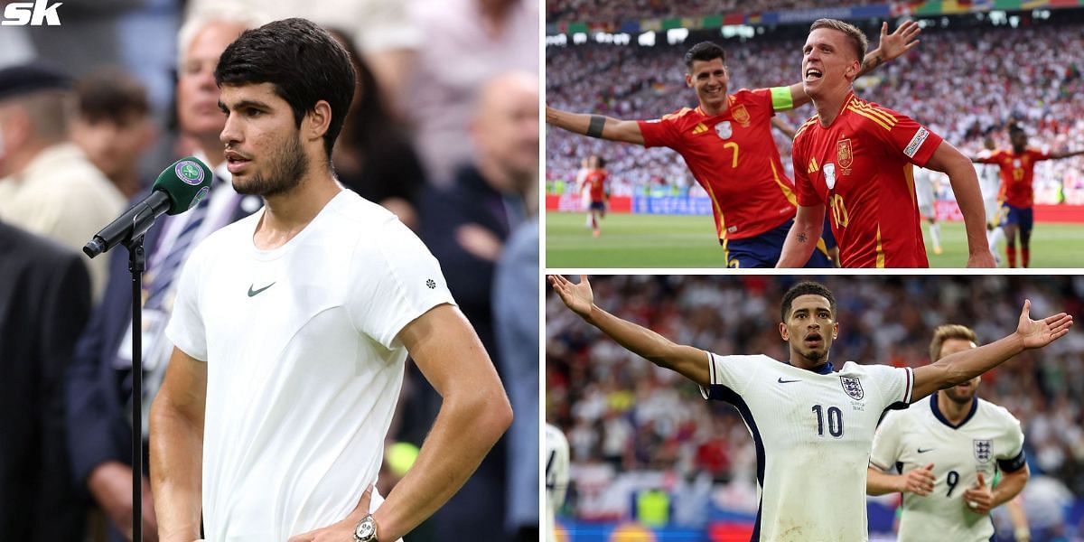 WATCH: Carlos Alcaraz booed by Wimbledon crowd after comments on Spain vs England Euro 2024 final