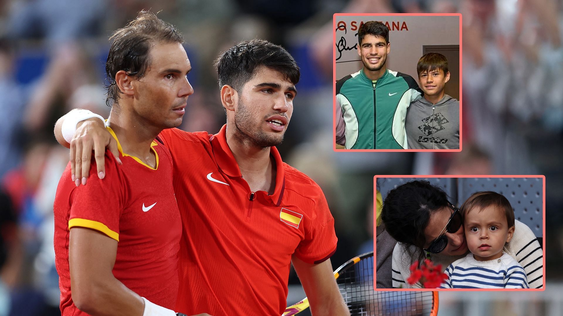 In Pictures: Carlos Alcaraz's brother Jaime sitting next to Rafael Nadal's son goes viral as Spanish duo clinch first win together at Paris Olympics
