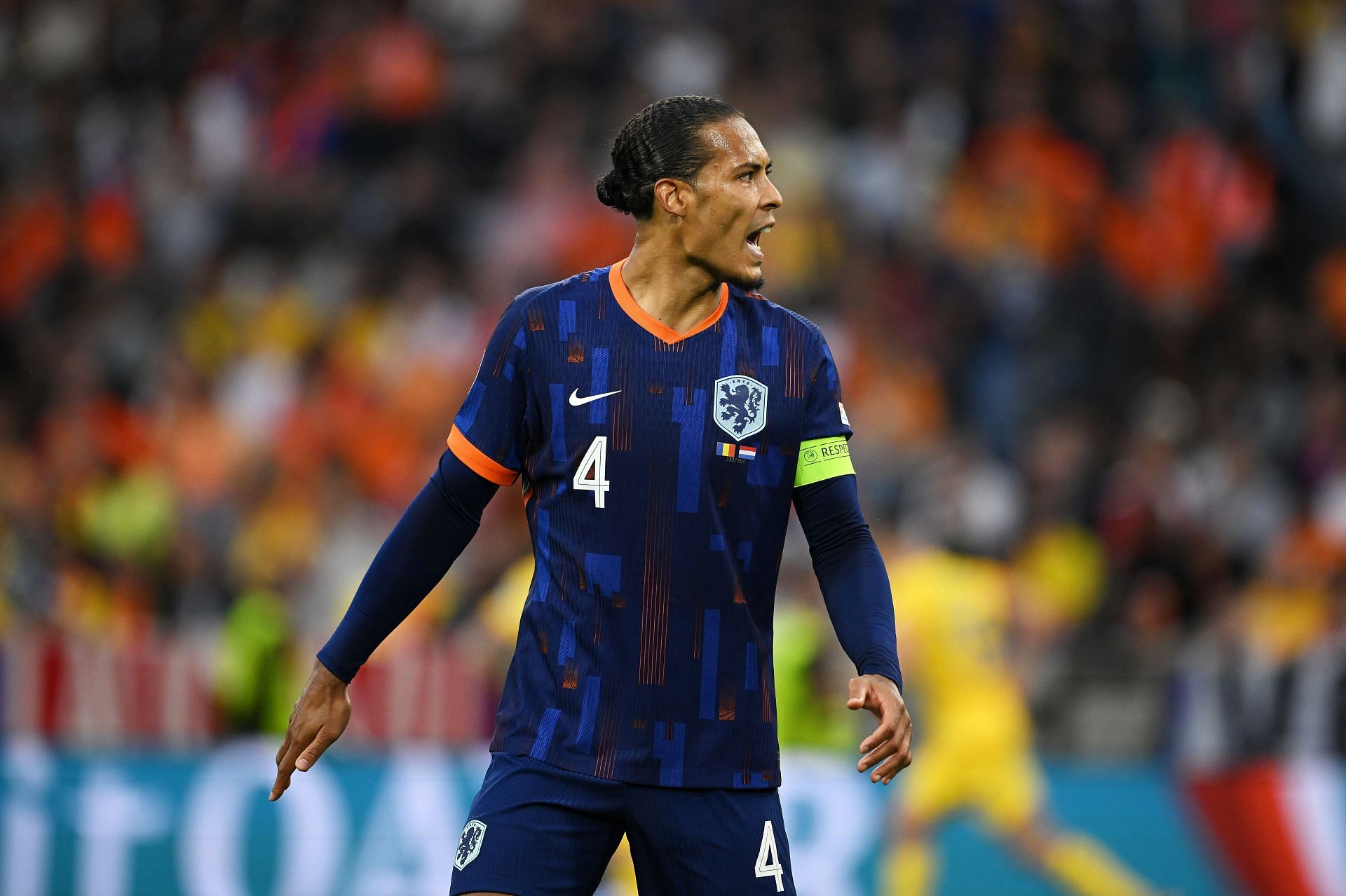 “He’s not focused” - Ex-Premier League star labels Van Dijk as ‘sloppy’ before Netherlands win over Romania at Euro 2024