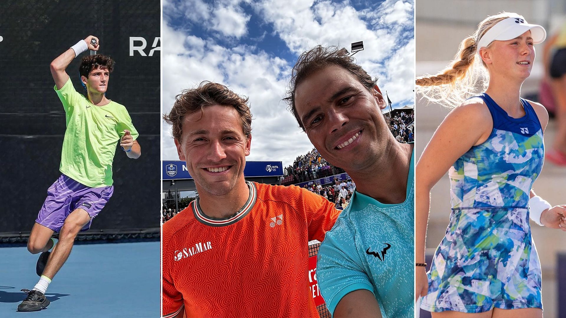 Rafael Nadal’s cousin Joan and Casper Ruud’s sister Charlotte banter about own partnership amid the pair’s doubles stint at Nordea Open in Bastad